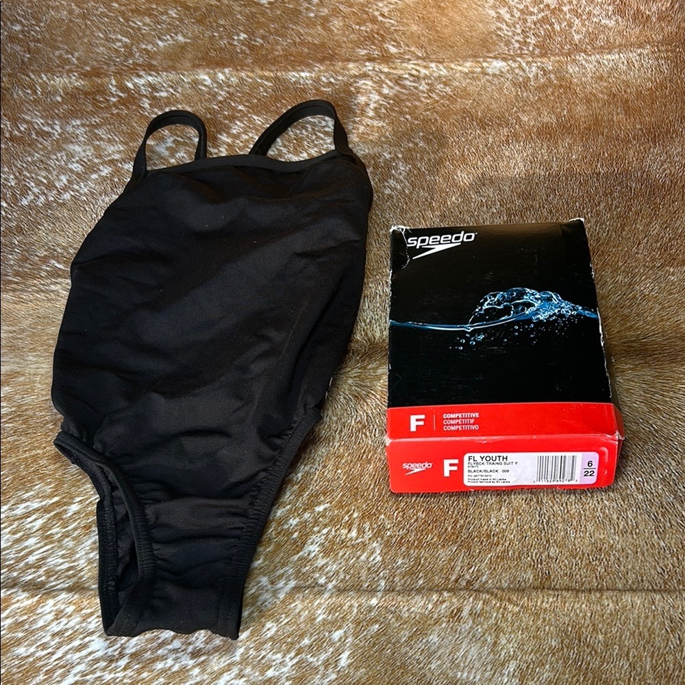 NWT Speedo Swim Youth 6/22 New with Tags! Endurance + Flyback training Suit - Picture 6 of 6